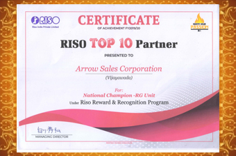 Arrow Sales Corporation Achievements